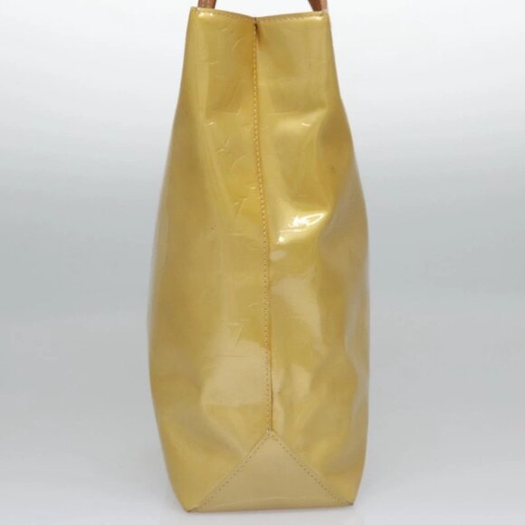 LOUIS VUITTON Monogram Vernis Reade MM Hand Bag Beige M91141 LV Auth ep7589 - Picture 8 of 14